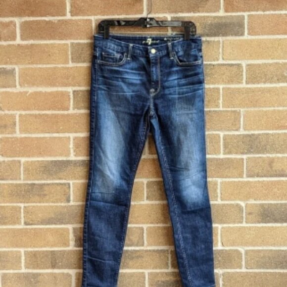7 For All Mankind High Rise Jeans - Picture 1 of 8